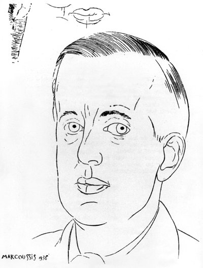 Paul Eluard, 1936 by Louis Marcoussis